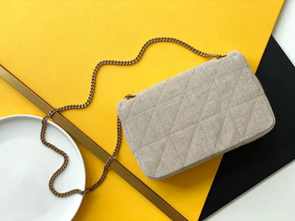 Saint Laurent Medium Jamie Carré Rive Gauche Bag ‘Beige’ product view 2