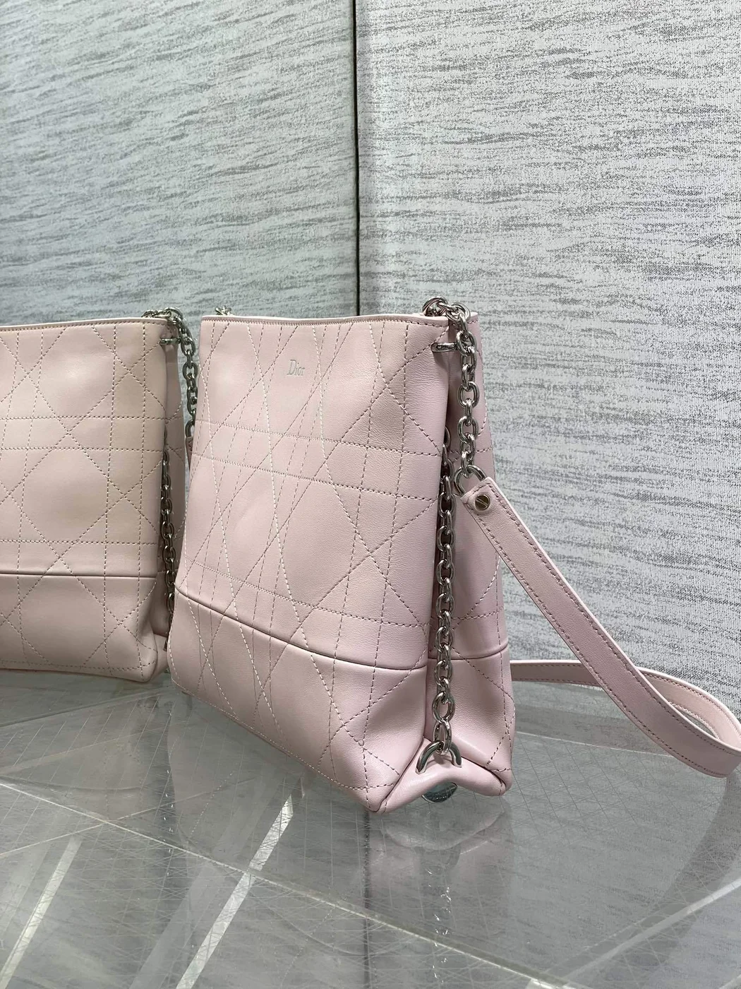 Dior Trianon Bag in Pink Gold Hardware product view 3
