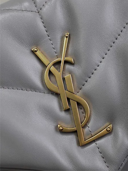 Saint Laurent 25S Loulou Puffer Medium 29 In Smoky Lavender Bag product view 6