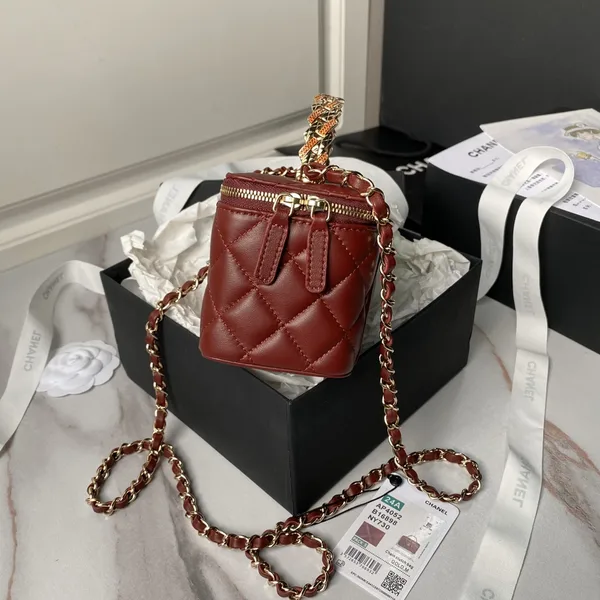Chanel 22B Small Flap Bag Gem Chain Dust Pink product view 3