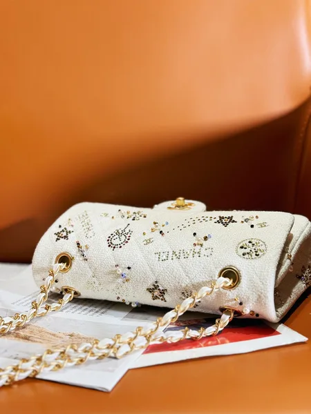 Chanel Flap Bag Leather Bag with Gold Hardware product view 5