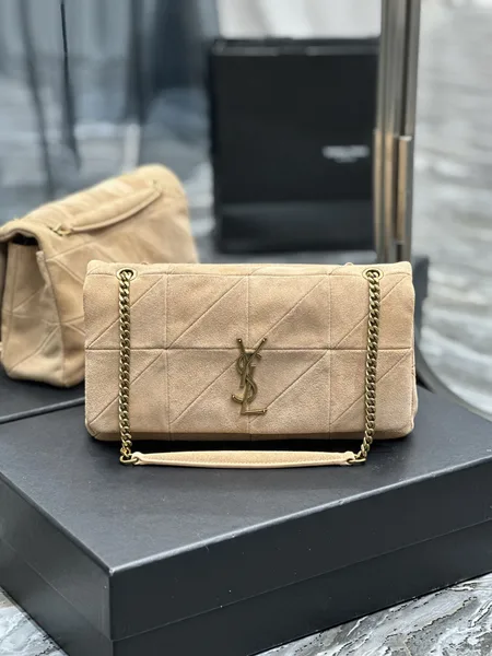 Saint Laurent Jamie Medium Shoulder Bag in Beige product view 1