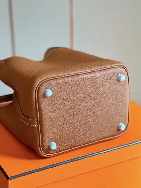 Hermès Picotin 18 Brown Silver Hardware Bag product view 7