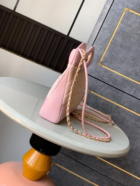 Chanel Calfskin Suede Quilted Mini 31 Shopping Bag product view 4