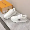 Louis Vuitton Women White Leather Sneakers product view 3