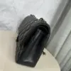 Chanel Classic Flap Medium Lambskin Silver Hardware Bag product view 9