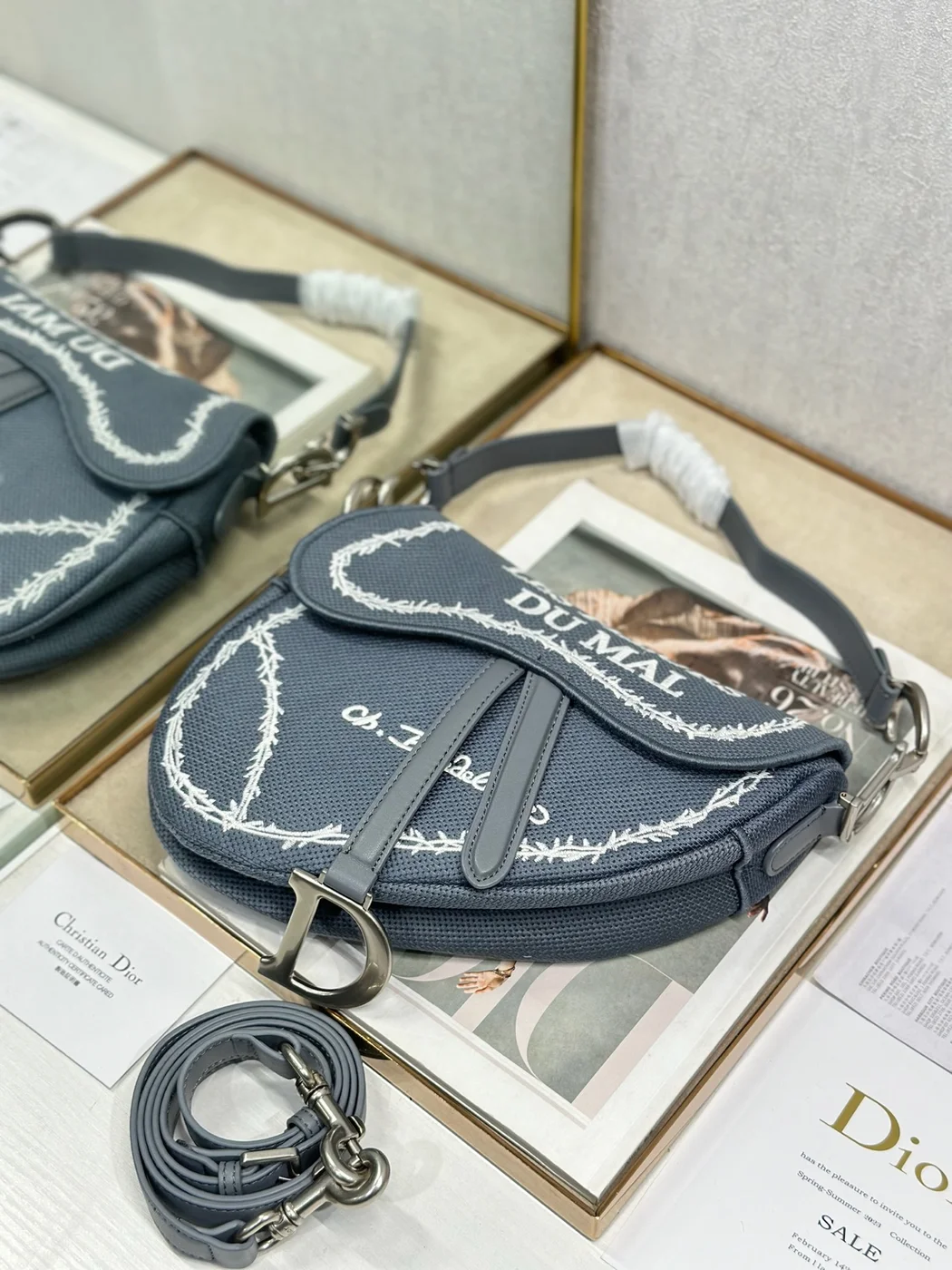 Dior Saddle Bag “Les Fleurs du Mal” product view 2