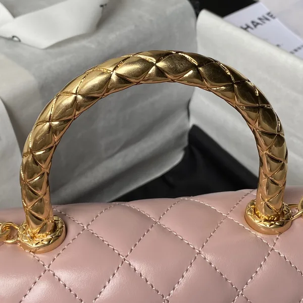 Chanel 22B Small Flap Bag Gem Chain Dust Pink product view 3
