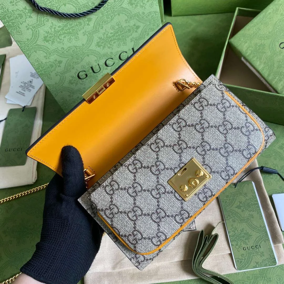 Gucci Clutch Women’s Crossbody Bag with Monogram Pattern 19x10cm product view 4