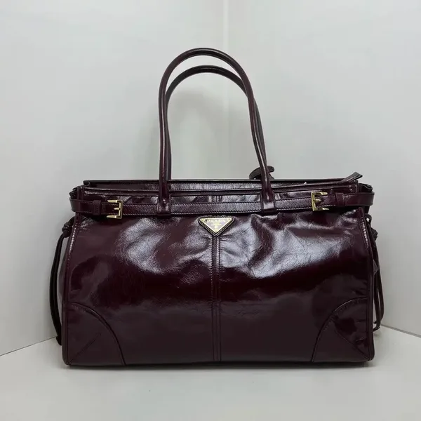 Prada Bonnie Large Maroon Bag product view 1