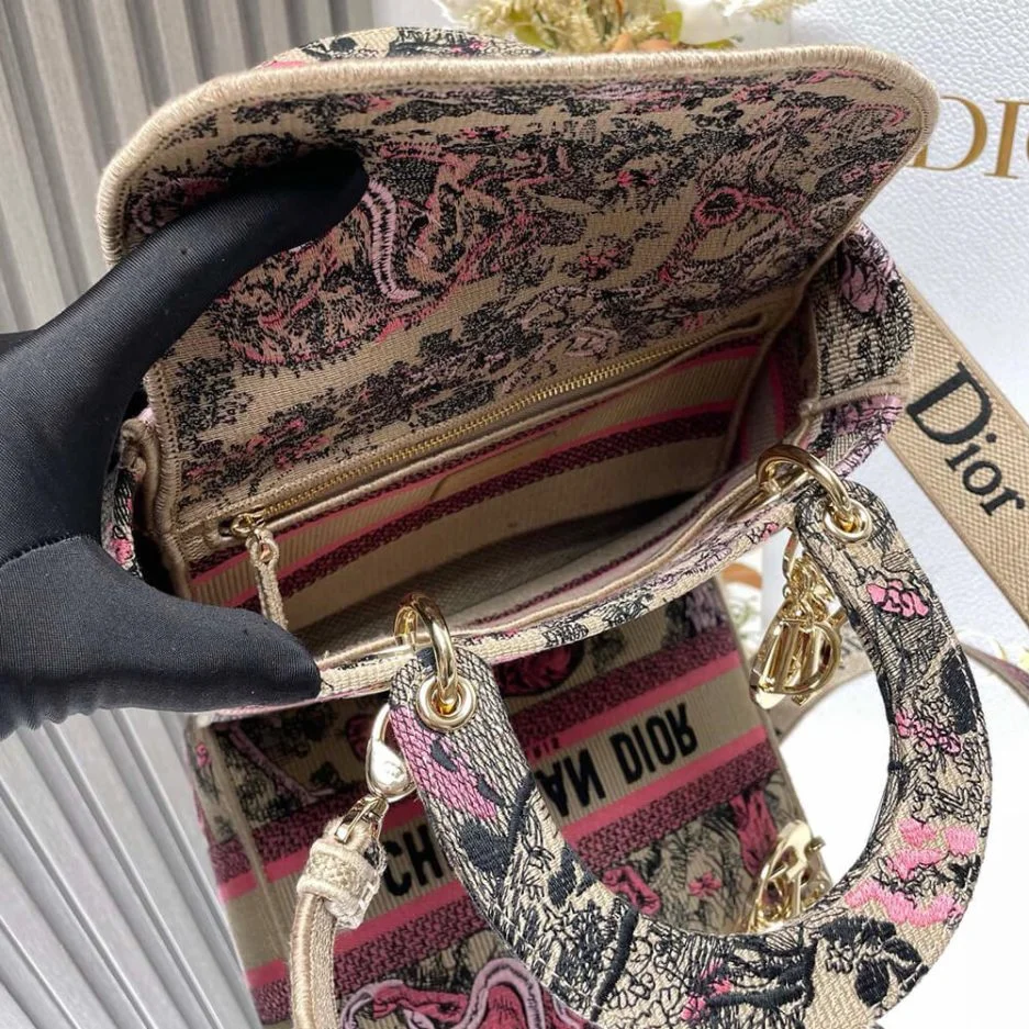 Dior Medium Dioriviera Lady D-Lite Bag product view 7