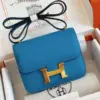 Hermès Constance Bag Epsom Gold Blue Handbags Lock Gold 19 cm product view 1