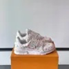 Louis Vuitton Men White Leather Multicolor Monogram Sneakers product view 1