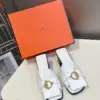 Hermès Women White Leather Heels product view 1