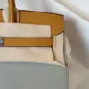 Hermès Birkin 25 Gray/Brown Epsom leather Palladium Hardware Bag product view 6