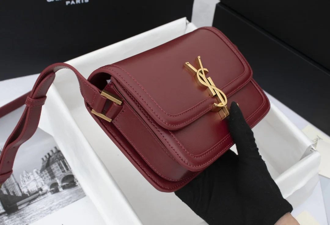 Saint Laurent Solferino Small Leather Satchel Shoulder Bag product view 2