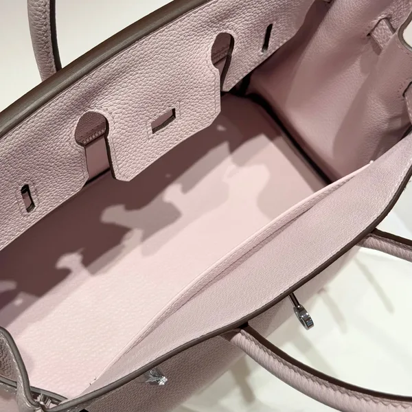 Hermès Birkin 25 In Pink Baby Silver Hardware Bag product view 4