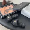 Chanel Women Black Quilted Fabric Slides product view 6