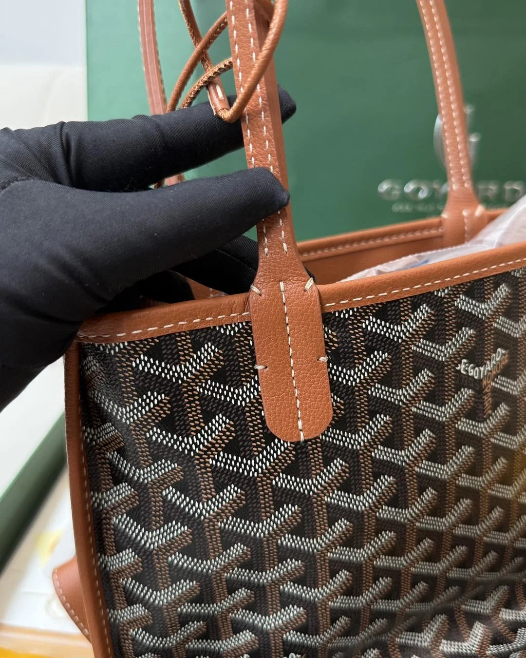 Goyard Mini Anjou Brown Bag product view 6
