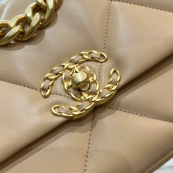 Chanel 19 Bag Small Beige product view 5