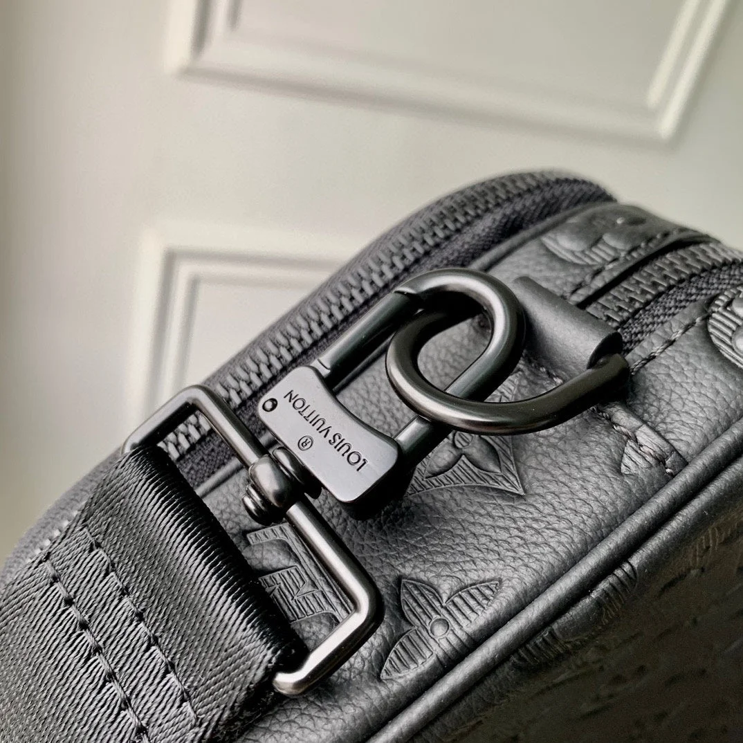 Louis Vuitton Alpha Nano Bag 24 In Black Monogram Shadow Embossed Cowhide product view 7