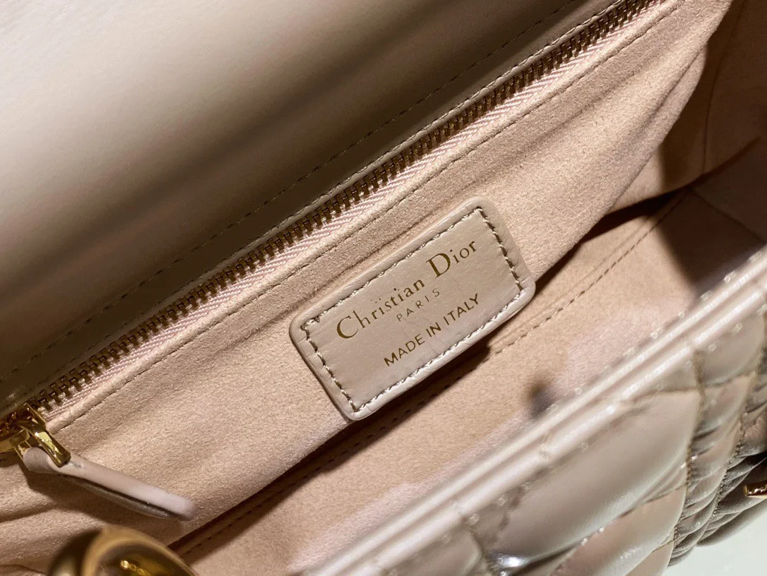 Dior Lady Light Pink Handbag 20 cm product view 7
