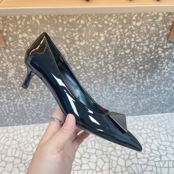 Valentino Women Black Patent Leather Pumps product view 6