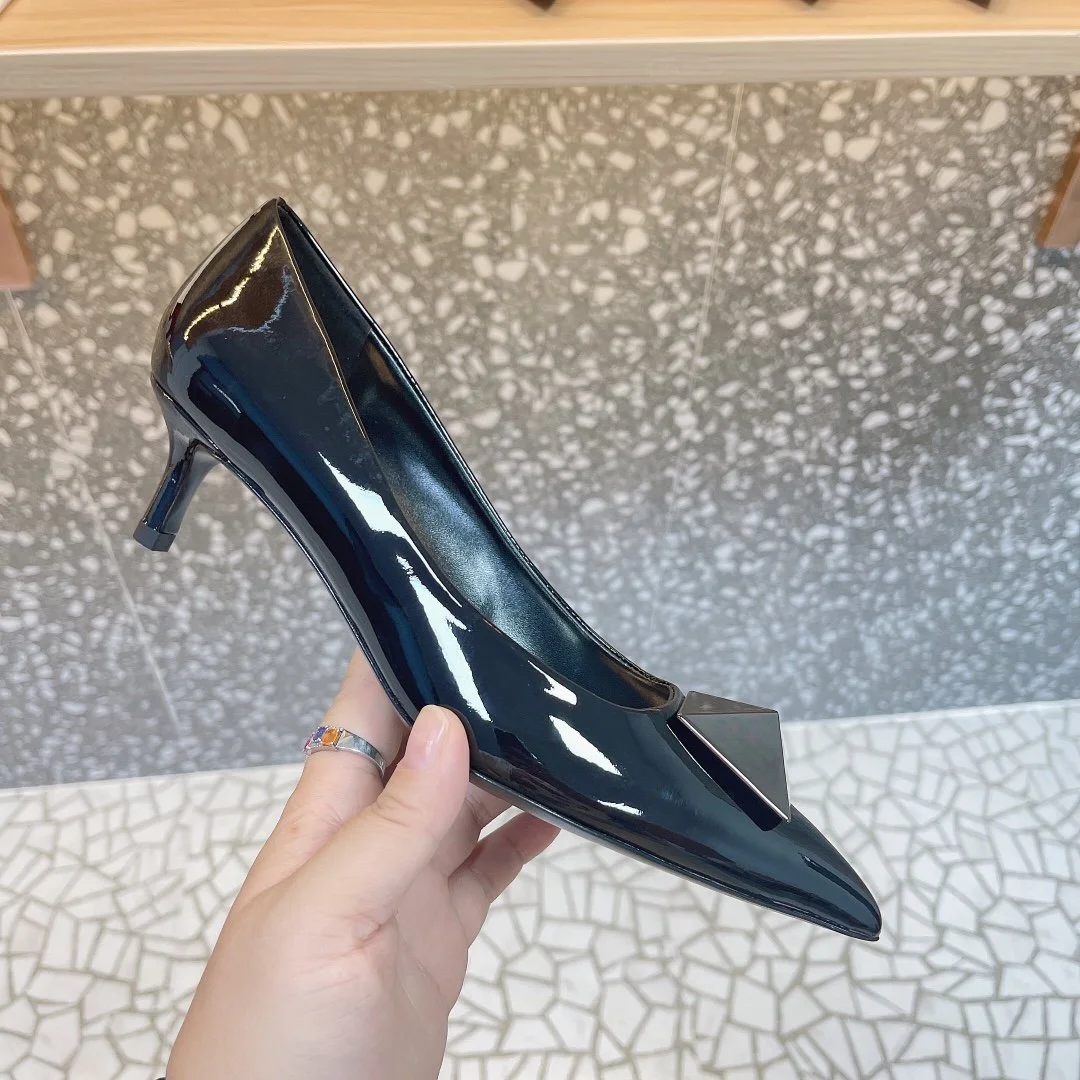 Valentino Women Black Patent Leather Pumps product view 6