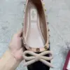 Valentino Women Black Patent Leather Studded Flats product view 5
