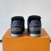 Louis Vuitton Men Black Fabric Sneakers product view 3