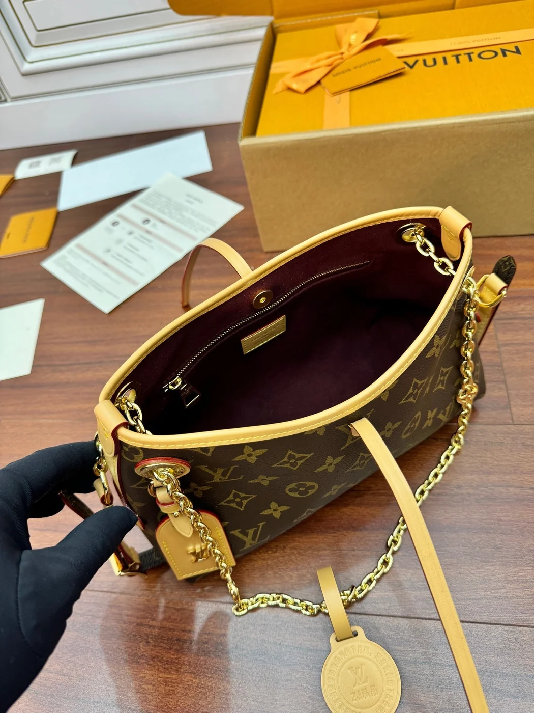 Louis Vuitton Carryall BB Monogram Handbag product view 5