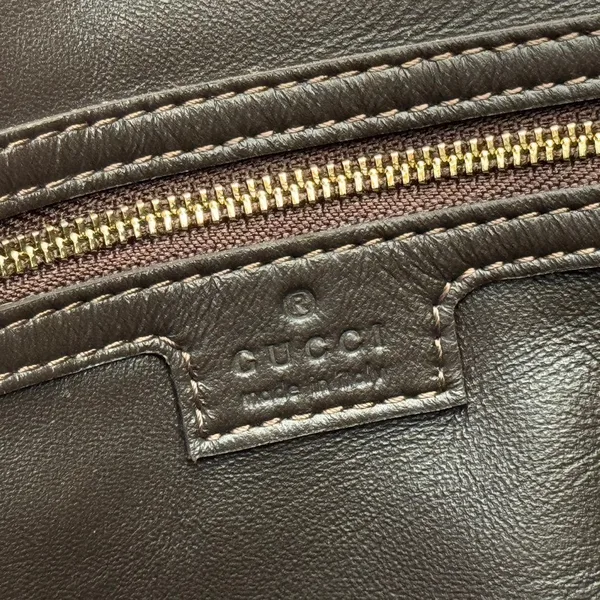 Gucci 25S Jackie Giorno 44 cm In Dark Chocolate Brown Suede Bag product view 6