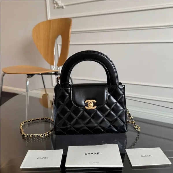 Chanel Kelly Mini Shopping Bag Black product photo