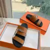Hermès Women Brown Leather Straps Sandals product view 4