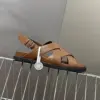 Hermès Women Brown Leather Strappy Sandals product view 6