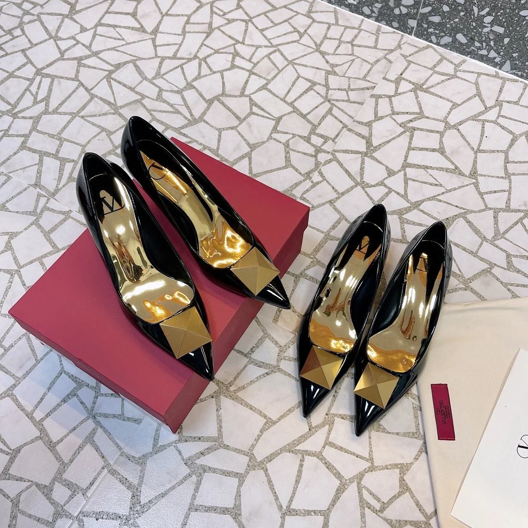 Valentino Women Black Patent Leather Flats product view 2