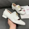 Valentino Women White Fringe Loafers with Block Heel product view 6
