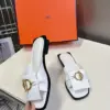 Hermès Women White Leather Mules product view 5