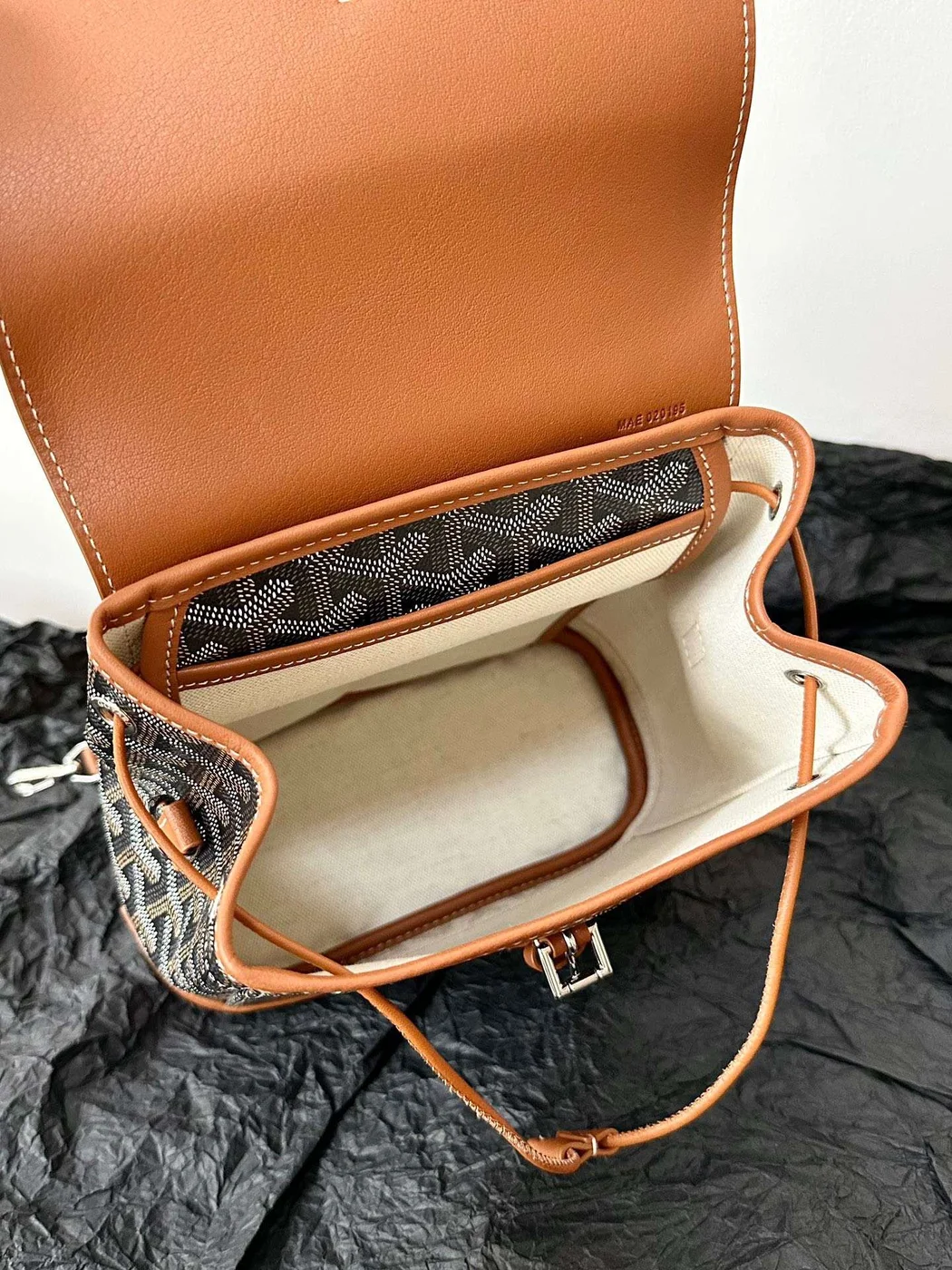 Goyard Mini Backpack Brown Monogram Pattern Size 23x19cm product view 4