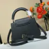 Louis Vuitton Capucines BB Black Cowhide Leather Handbags 21x14x8cm product view 8