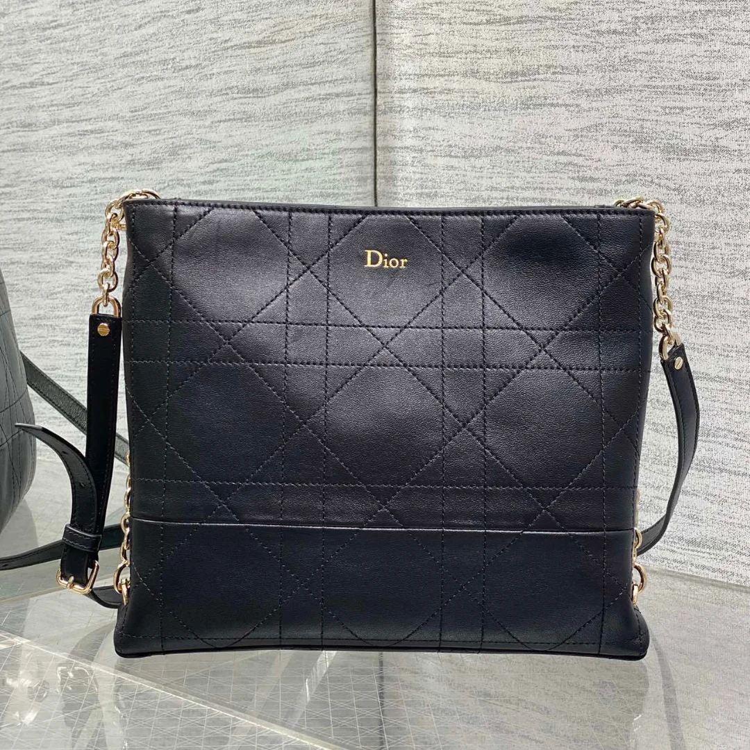 Dior Trianon bag in Black Gold Hardware product view 1