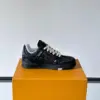 Louis Vuitton Men Black Suede Sneakers product view 6