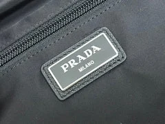 Prada Shoulder Bag 27 In Black Re-Nylon Triangle Logo product view 3