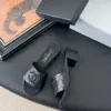 Chanel Women Black Quilted Leather Slides product view 3