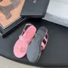 Chanel Women Pink Leather Sandals product view 4