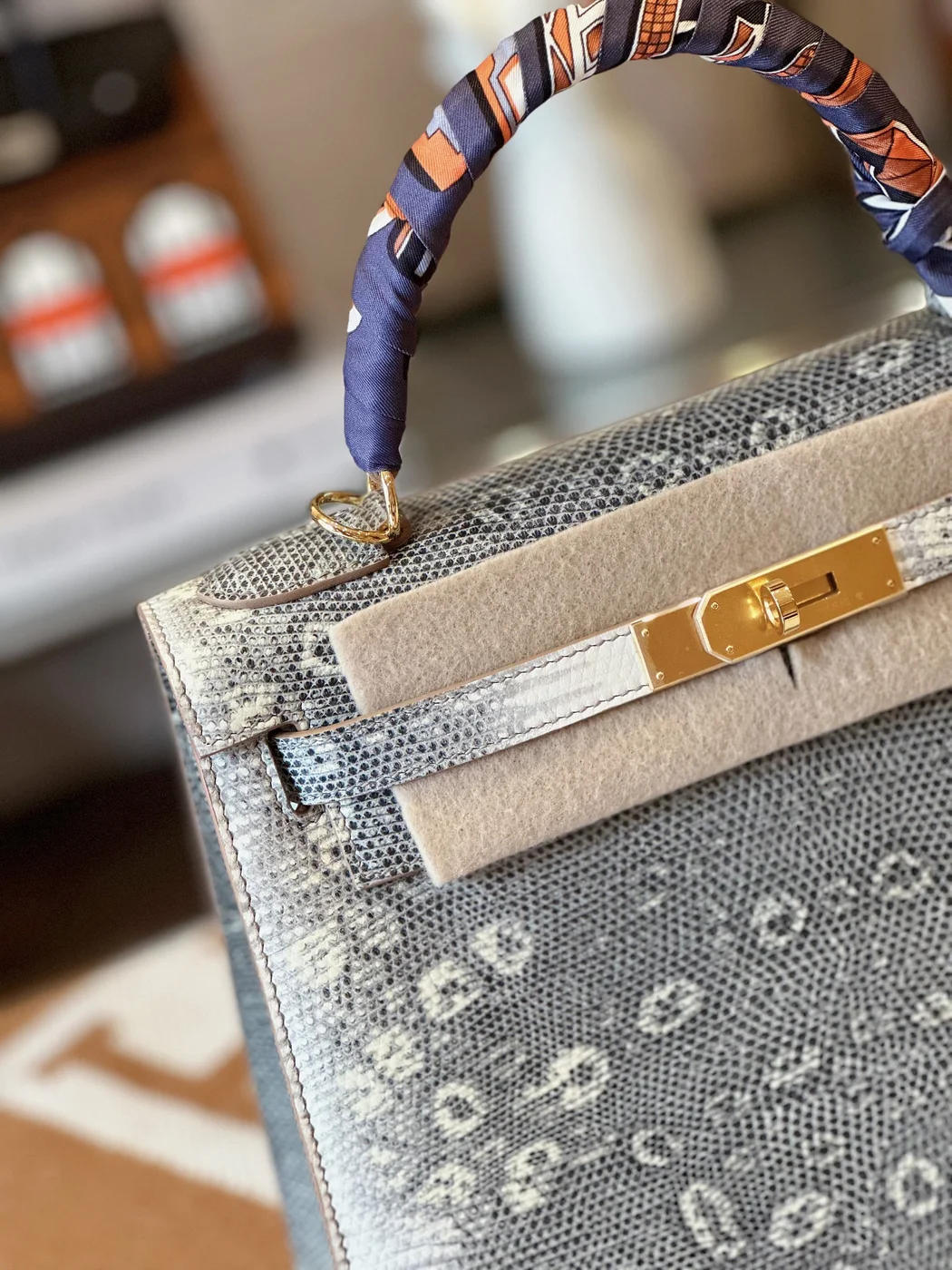 Hermès Kelly 28 Lizard Leather – Limited Stock Bag product view 4