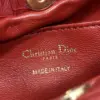Dior Bow Bag Small Red Crocodile-Embossed product view 8