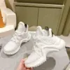 Louis Vuitton Women White Leather Chunky Sneakers product view 6
