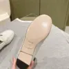 Louis Vuitton Women White Leather Studded Loafers product view 2