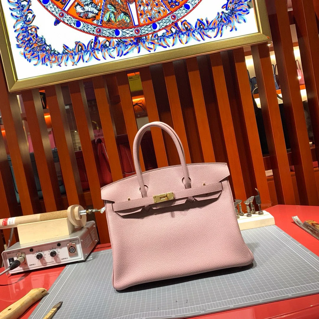 Hermès Birkin 30 cm Light Pink Togo Leather Gold Hardware Bag product view 1
